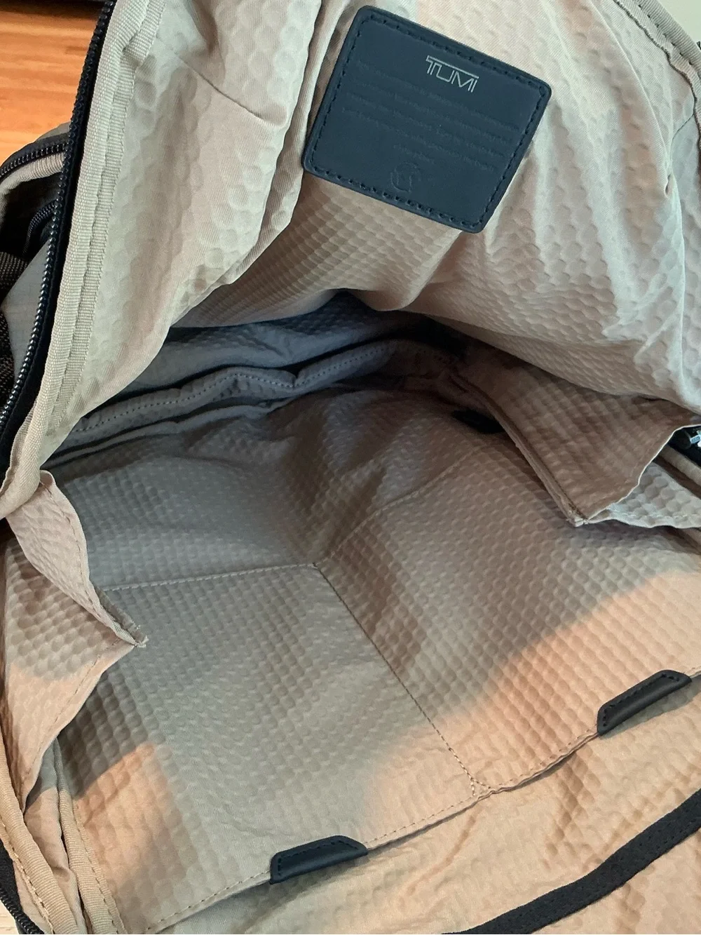 Tumi Alpha Bravo Navigation Backpack - never used! Olive Green